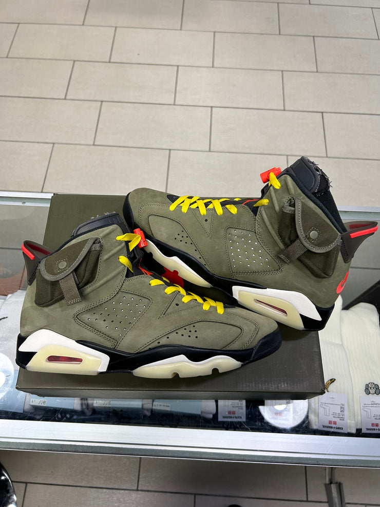 Jordan 6 x Travis Scott Olive