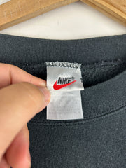 Vintage 90s Nike Big Swoosh Black Crewneck