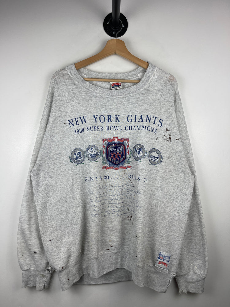 Vintage 90s NFL Nutmeg New York Giants Super Bowl Champions