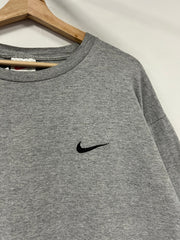 Vintage 90's Nike Mini Swoosh Grey Tee