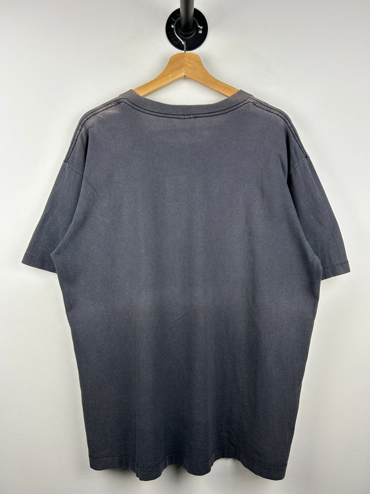 Vintage 90s NFL Salem Buffalo Bills Buffalo Faded Black Tee