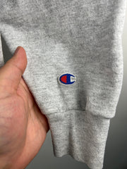 Vintage 90s Champion Iowa Embroidered Grey Crewneck
