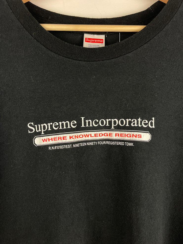 Supreme FW19 Inc. Black Tee