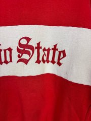 Vintage 80's Champion Ohio State Red & White Crewneck