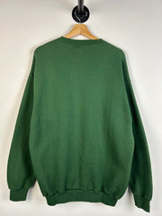 Vintage 90's Logo 7 Green Bay Packers Green Crewneck