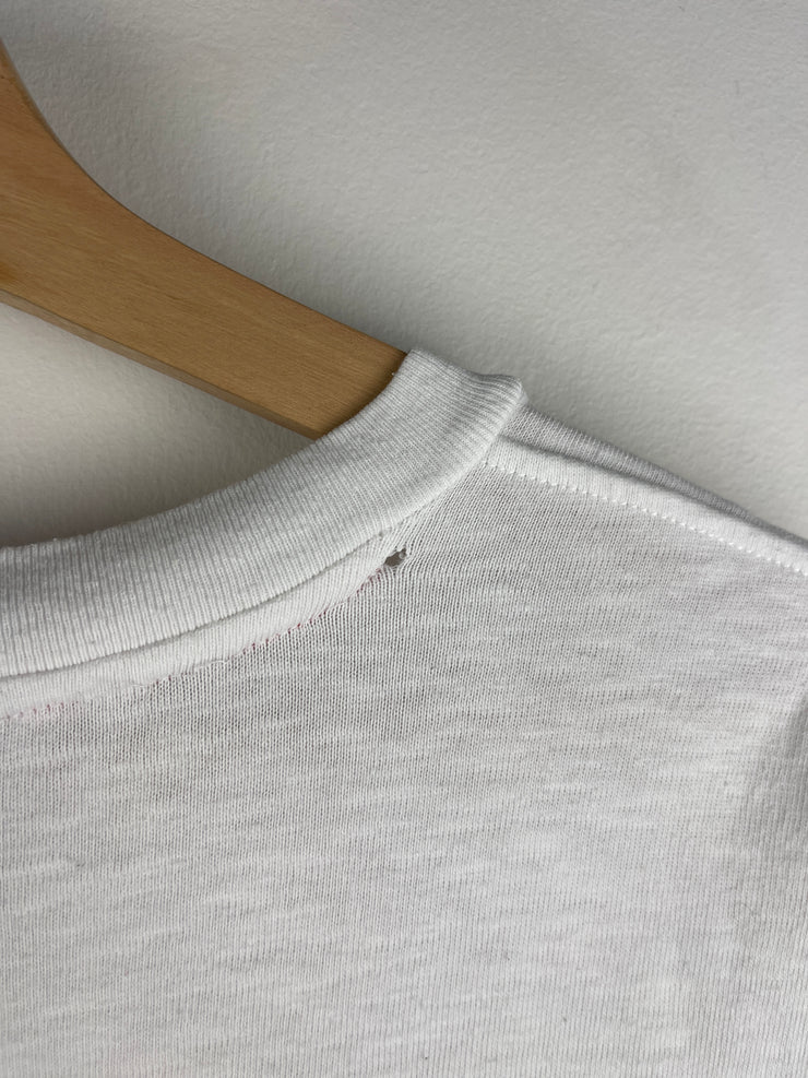 Supreme FW15 Warp Logo White Tee