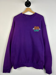 Vintage 90's Nascar Old Country 500 Purple Crewneck