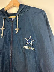 Vintage 90's Pro Player Dallas Cowboys Navy Windbreaker