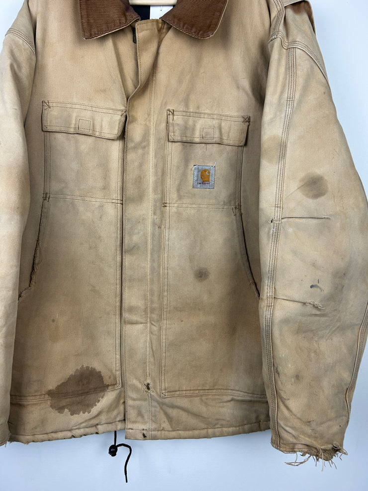 Vintage 90s Carhartt Arctic Beige Jacket