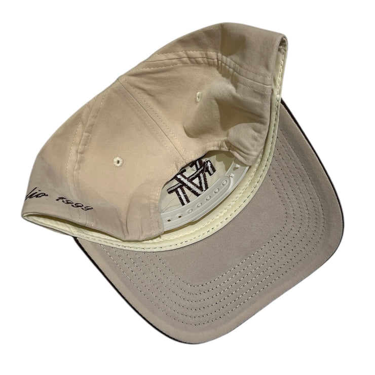 Studio 1999 LA Brown & Cream Suede Snapback Hat