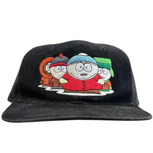 Vintage 90s South Park Black Snapback Hat