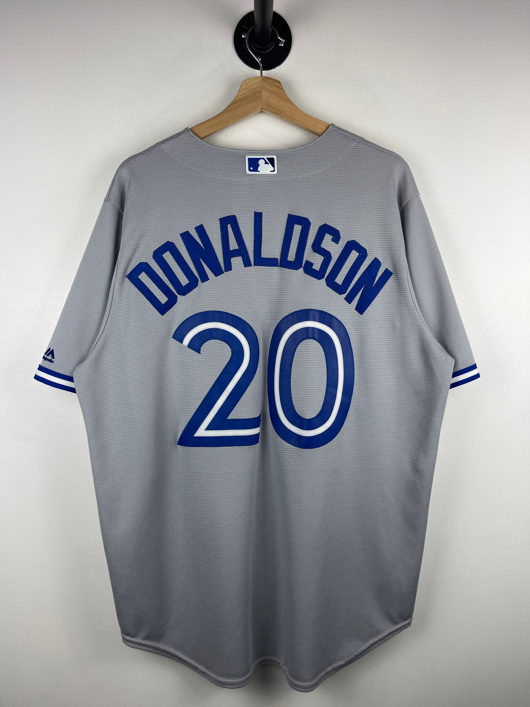 Vintage MLB Majestic Toronto Blue Jays Josh Donaldson Grey