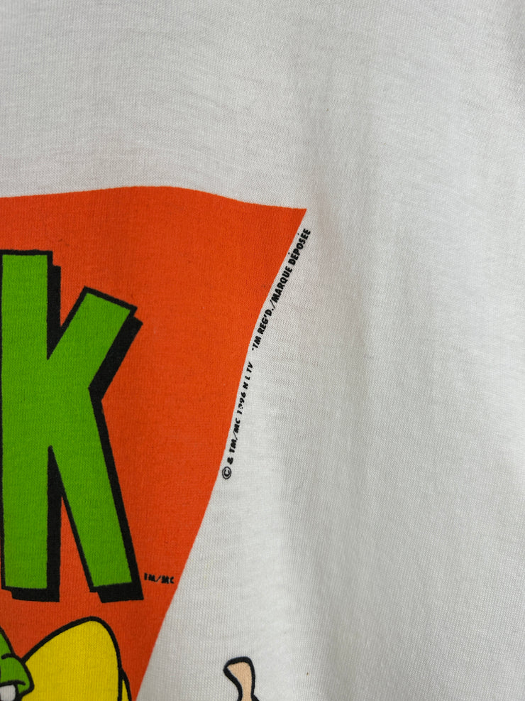 Vintage 90s The Mask Cinnamon Toast Crunch Movie Promo White Tee