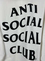 Anti Social Social Club SS21 Hello Goodbye White Hoodie