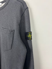 Stone Island Pocket Grey Crewneck