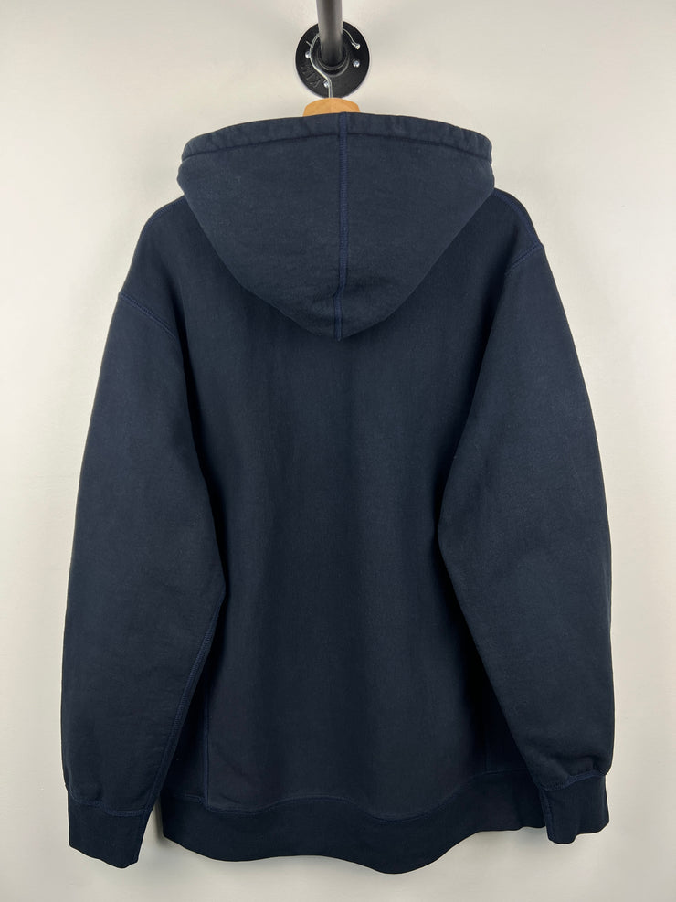 Supreme Arc Logo Navy Hoodie