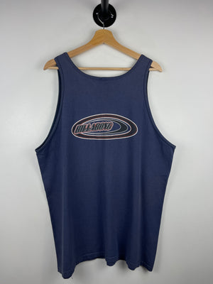 Vintage 90s Billabong Surf Faded Navy Tank Top