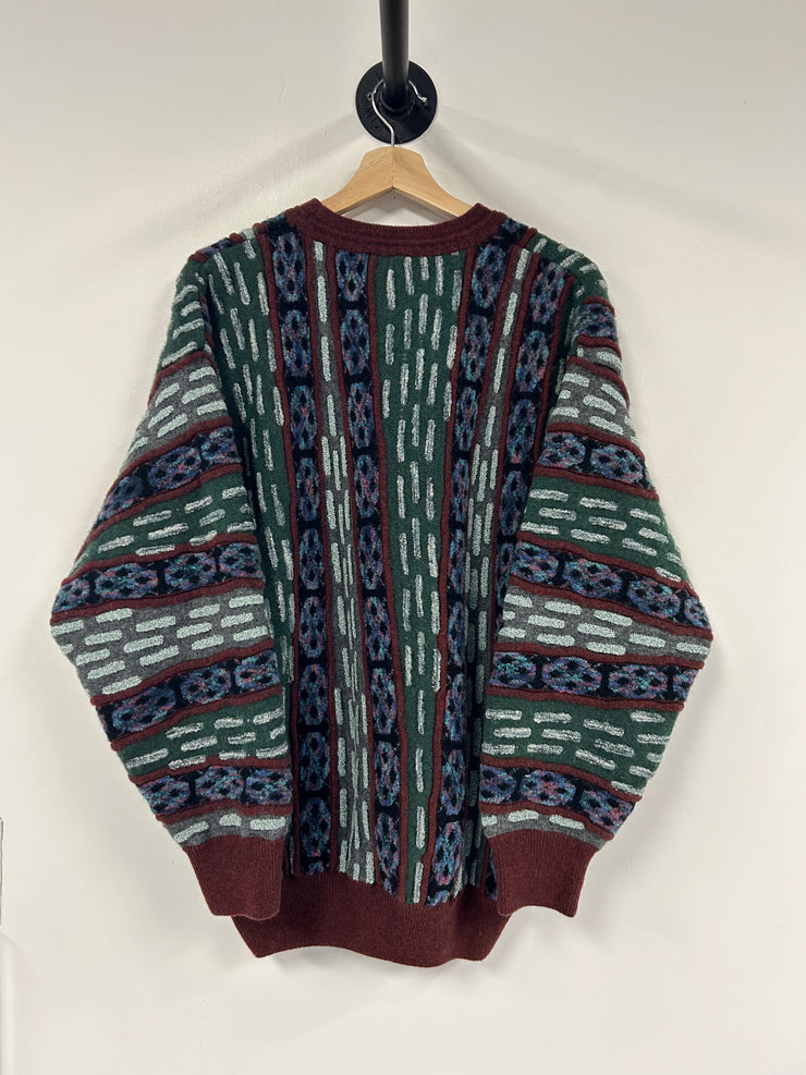 Vintage Alsev 3D Knit Sweater