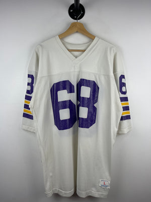 Vintage 70s NFL Champion Minnesota Vikings White Football Jersey
