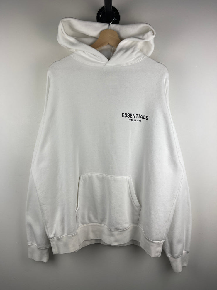 Fear Of God Essentials Photo White Hoodie
