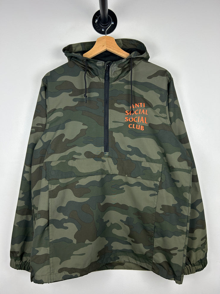 Anti Social Social Club Camo Pullover Anorak Windbreaker