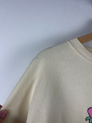 Vintage 90s Winnie The Pooh Flowers Yellow Crewneck