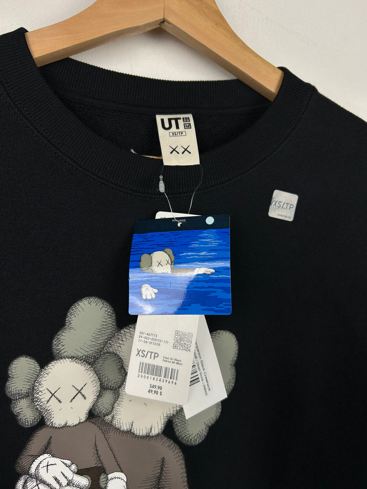 Kaws Companion Black Crewneck