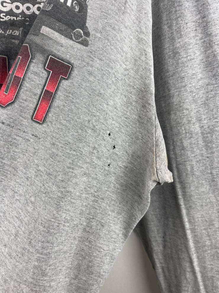Vintage Nascar Dale Earnhardt Goodwrench Grey Long Sleeve