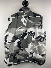 Vintage Ranger Snow Camo Multi Pocket Insulated Vest