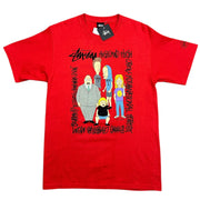 Stussy 2011 MTV Beavis And Butt Head Red Tee