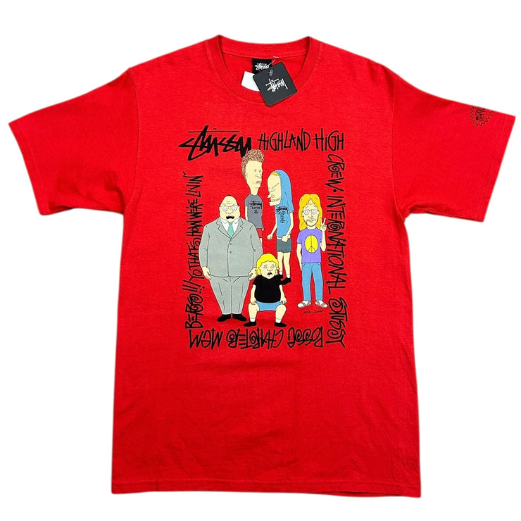 Stussy 2011 MTV Beavis And Butt Head Red Tee