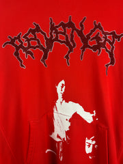 Revenge Nine Months Bruce Lee Red Hoodie