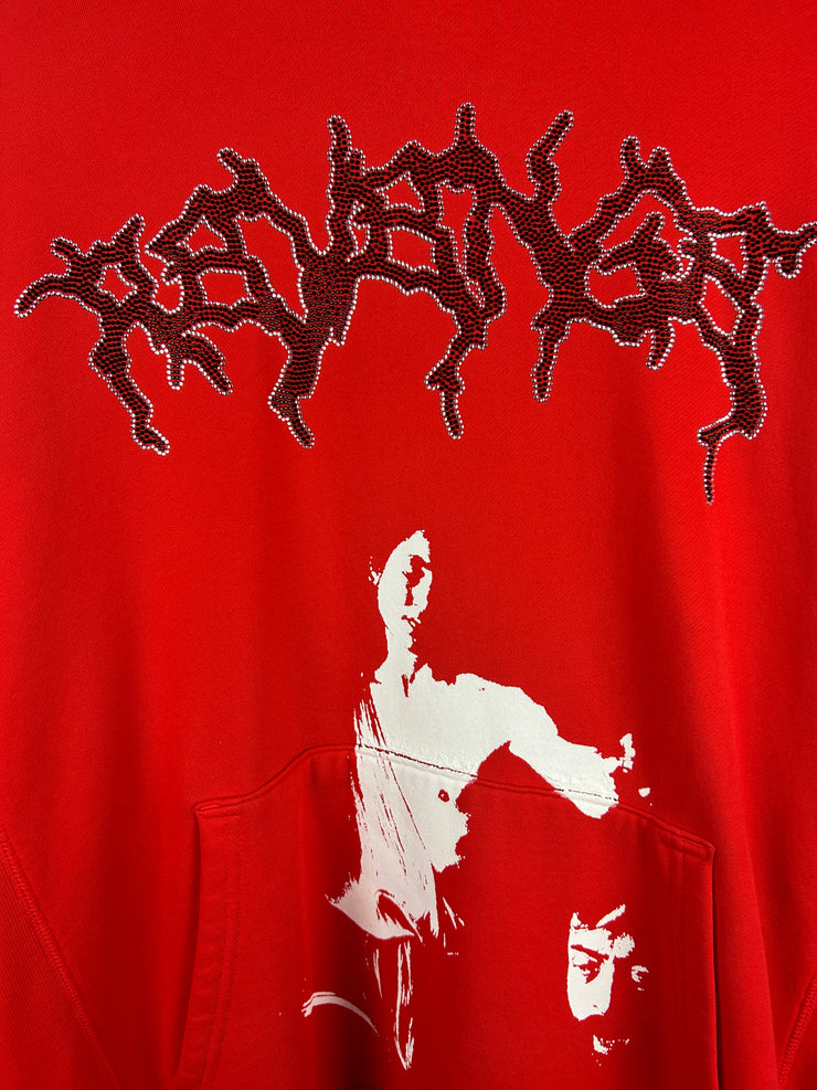 Revenge Nine Months Bruce Lee Red Hoodie