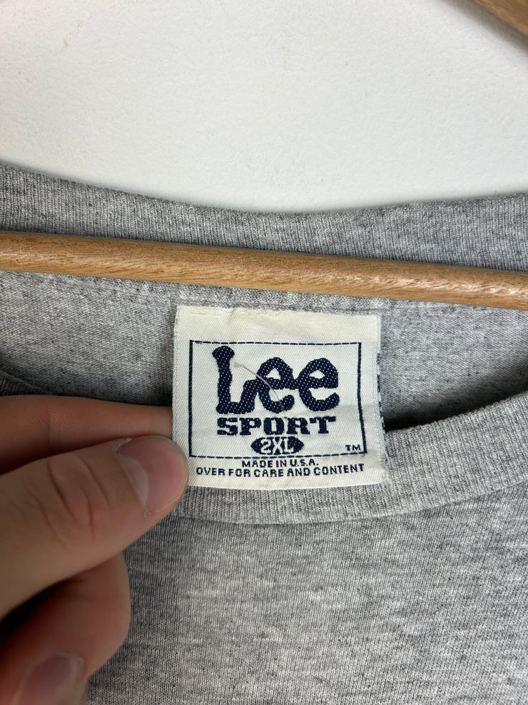 Vintage Lee Sports LSU VS Notre Dame Grey Tee