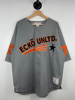 Vintage Y2K Ecko Unltd Grey Baseball Jersey