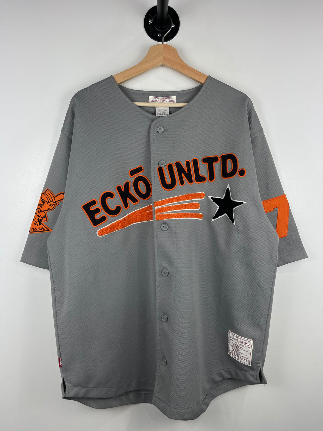 Vintage Y2K Ecko Unltd Grey Baseball Jersey – Vintage Meets Hype