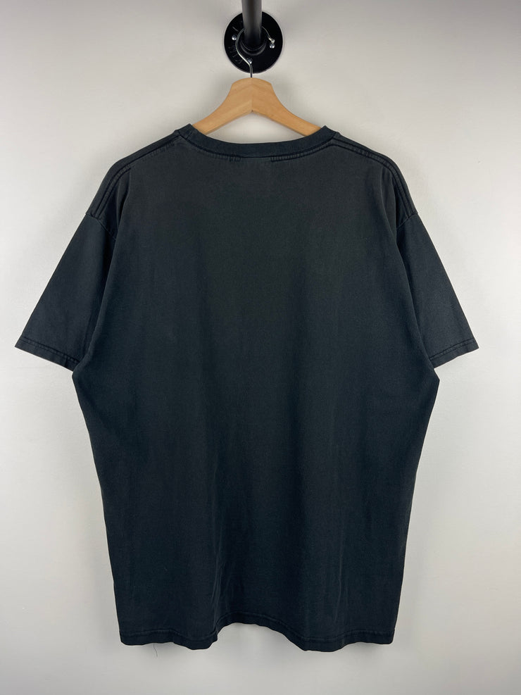 Vintage 90s Nike Mini Swoosh Black Tee