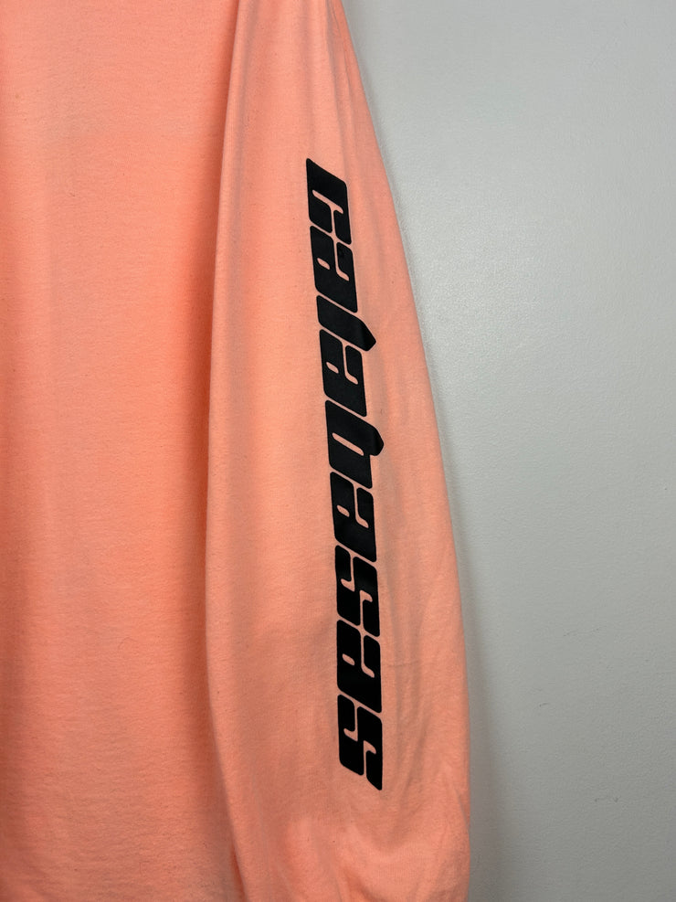Adidas Yeezy Calabasas Neon Orange Long Sleeve