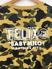Bape X Felix The Cat Camo Tee