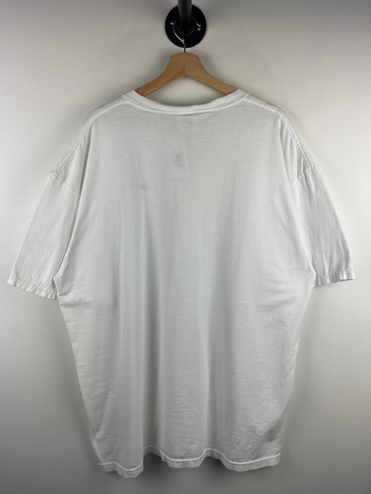 Vintage 90s Nike Mini Swoosh White Tee