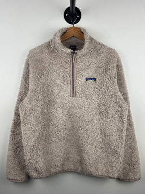 Vintage Patagonia Beige Quarter Zip Sherpa Fleece Sweater