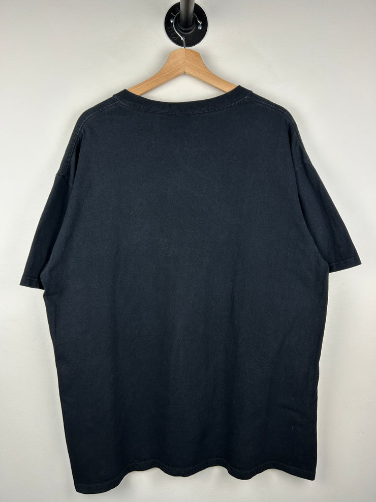 Vintage F*ck You Middle Finger Black Tee