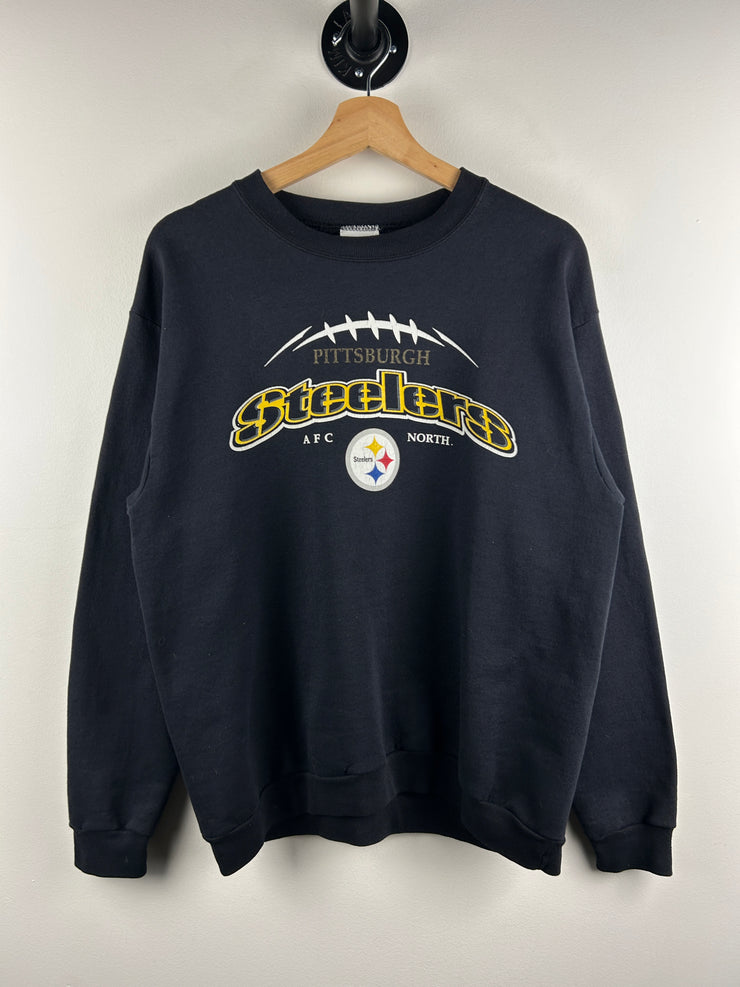 Vintage NFL Pittsburgh Steelers Black Crewneck