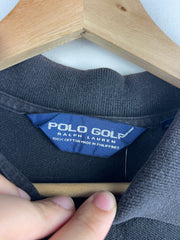 Vintage 90s Polo Ralph Lauren Golf Black Polo Shirt