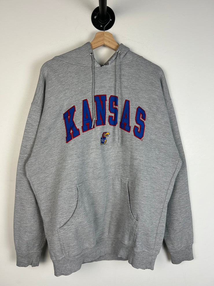 Vintage Y2K Kansas University Grey Hoodie