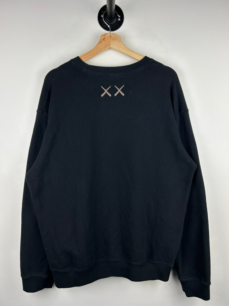 Kaws Companion Black Crewneck
