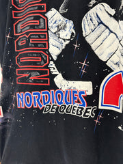 Vintage 1994 Bulletin Quebec Nordiques AOP Tee