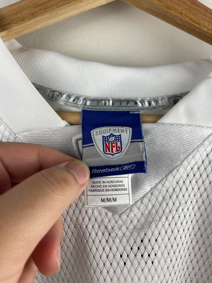 Vintage NFL Reebok Pittsburgh Steelers Polamalu Super Bowl White Football Jersey