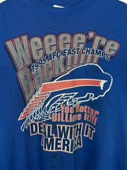 Vintage 90s NFL Buffalo Bills Champions Blue Crewneck