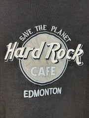 Vintage 90's Hard Rock Café Edmonton Black Crewneck